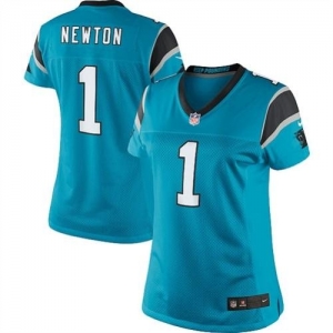 Nike Women's Carolina Panthers Cam Newton Limited Alternate Jers