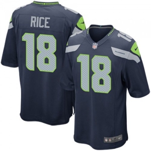 Nike Sidney Rice Seattle Seahawks Youth Game Jersey -College Nav