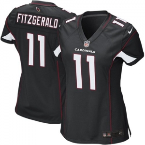 Nike Larry Fitzgerald Arizona Cardinals Womens Game Jersey - Bla