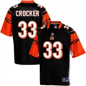 Pro Line Men's Cincinnati Bengals Chris Crocker Team Color Jerse