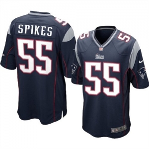 Nike New England Patriots Brandon Spikes Game Team Color Jersey