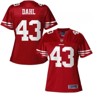 Pro Line Women's San Francisco 49ers Craig Dahl Team Color Jerse