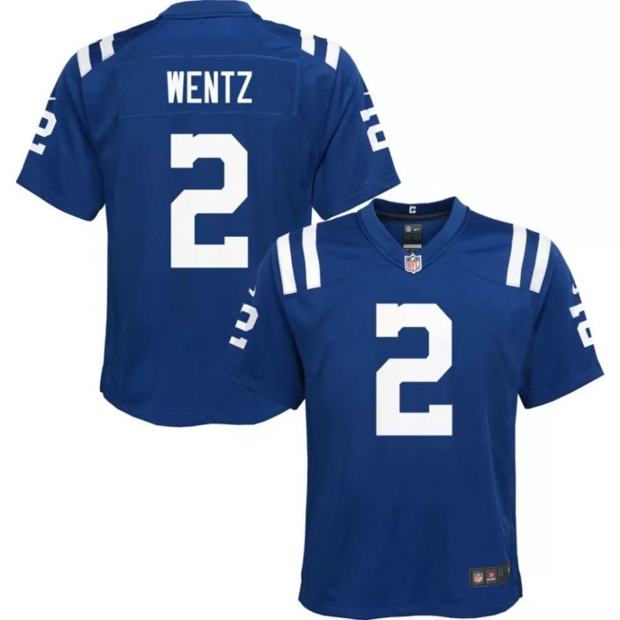 Nike Youth Indianapolis Colts Carson Wentz #2 Blue Game Jersey