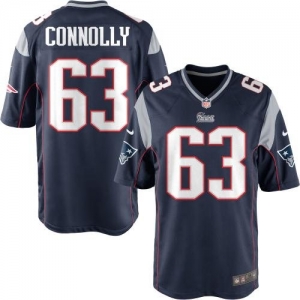 Nike Youth New England Patriots Dan Connolly Team Color Game Jer