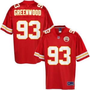 Pro Line Men's Kansas City Chiefs Cory Greenwood Team Color Jers