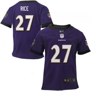 Nike Ray Rice Baltimore Ravens Toddler Game Jersey - Purple