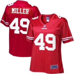 Pro Line Women's San Francisco 49ers Bruce Miller Team Color Jer