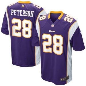 Nike Adrian Peterson Minnesota Vikings Game Jersey - Purple