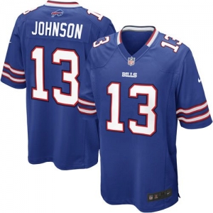 Nike Steve Johnson Buffalo Bills Game Jersey - Royal Blue