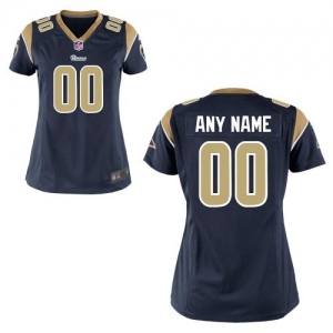 Nike Women's St. Louis Rams Customized Team Color Game Jersey