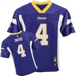 Reebok Minnesota Vikings Brett Favre Youth Girls Replica Jersey