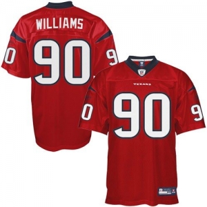 Reebok NFL Equipment Mario Williams Houston Texans Authentic Jer