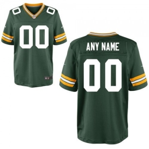 Nike Green Bay Packers Customized Elite Jersey - Green