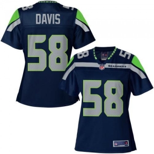 Pro Line Women's Seattle Seahawks Dexter Davis Team Color Jersey