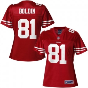 Pro Line Women's San Francisco 49ers Anquan Boldin Team Color Je