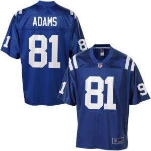 Pro Line Men's Indianapolis Colts Kris Adams Team Color Jersey