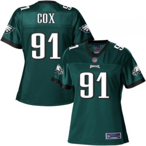 Pro Line Women's Philadelphia Eagles Fletcher Cox Team Color Jer